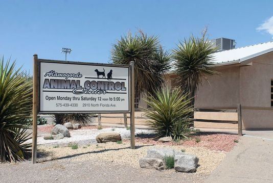 Alamogordo Animal Control Center sign