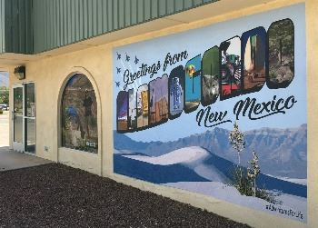 Adventures for life mural Visitor Center